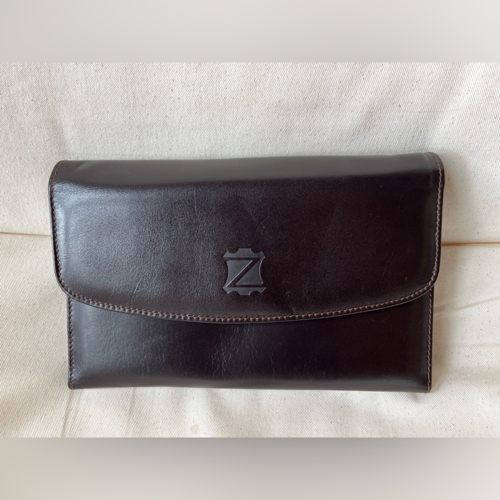 Piel Leather clutch, 100% cowhide